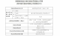 云南大理市农商银行被罚150万元：因固定资产贷款“三查”不尽职等