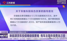 “车险好投保”平台明日正式上线 新能源车“投保难”“保费贵”“承保亏”将有效解决