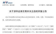 子公司财务数据记载不实 惠程科技及相关负责人合计被罚700万元