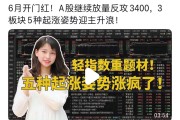权重股发力 上证指数站上3400点
