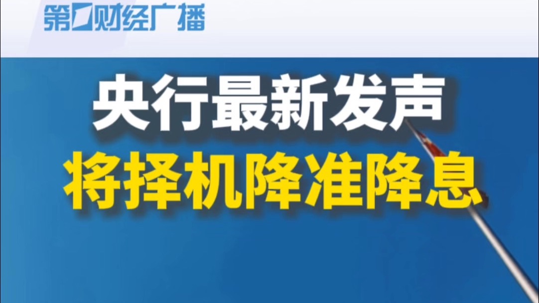 央行行长潘功胜：今年将择机降准降息