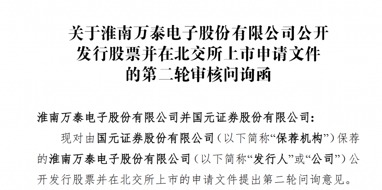 康乐卫士收北交所问询函