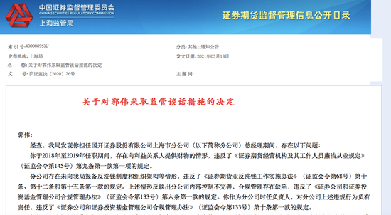 大有期货时任信息技术部副经理违规进行期货交易被处罚