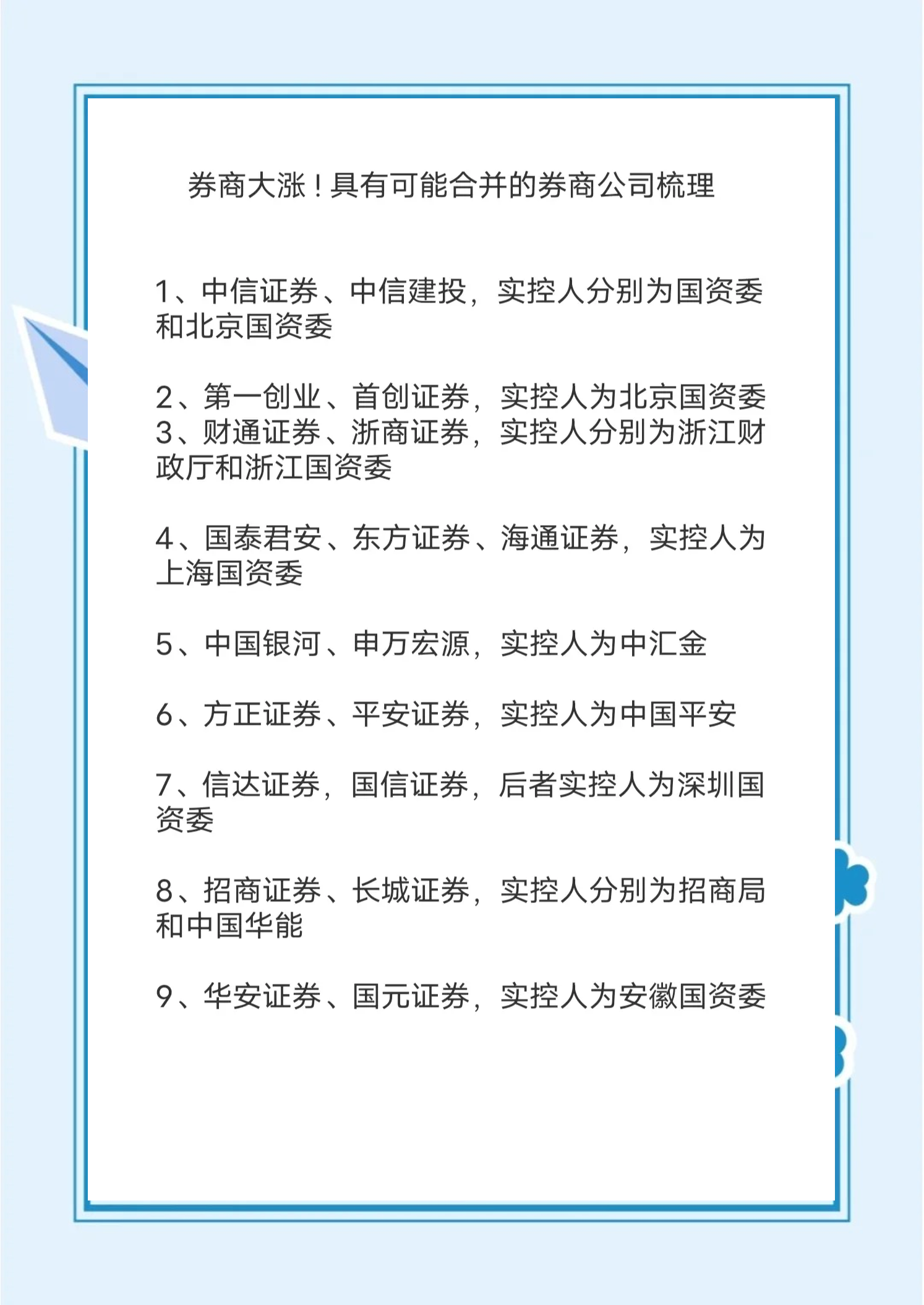 券商合并新一单？国泰君安、海通证券双双否认合并传言